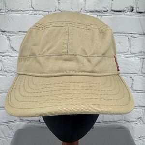 Levi's Hat Unisex Adult Tan Cap Strap Back Beige Cadet Military Style Cotton